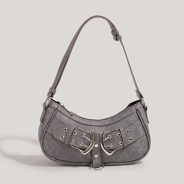 CHARHP&KEJNT Geantă crossbody din PU, formă orizontală pătrată, închidere cu fermoar, buzunar pentru telefon