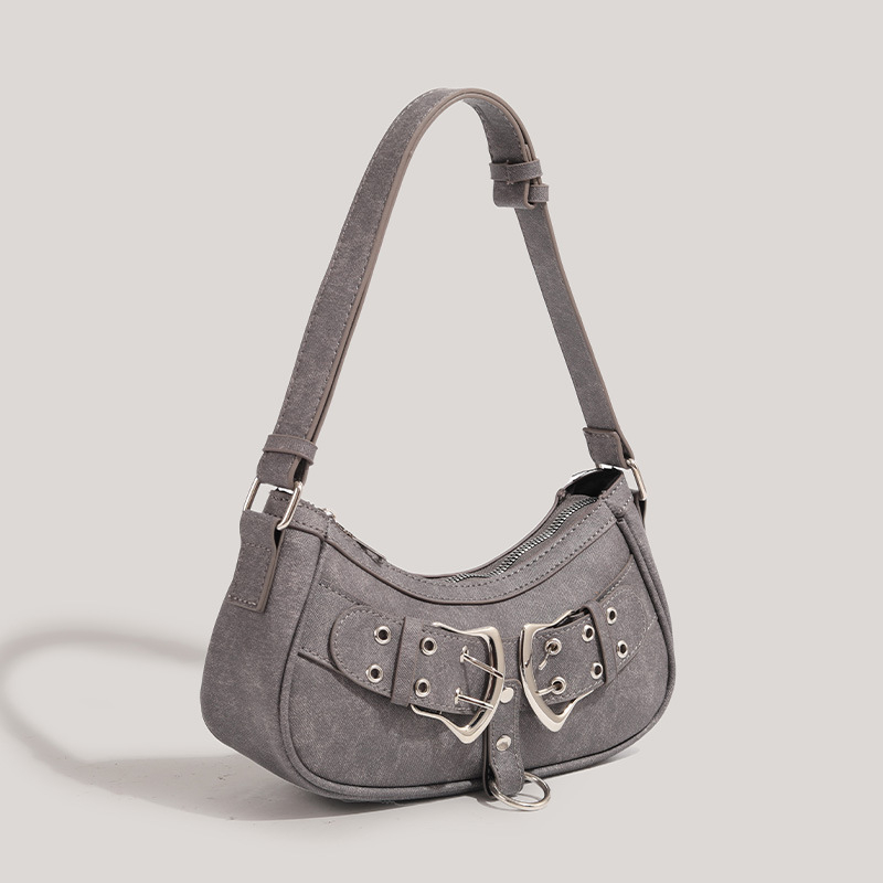 CHARHP&KEJNT Geantă crossbody din PU, formă orizontală pătrată, închidere cu fermoar, buzunar pentru telefon