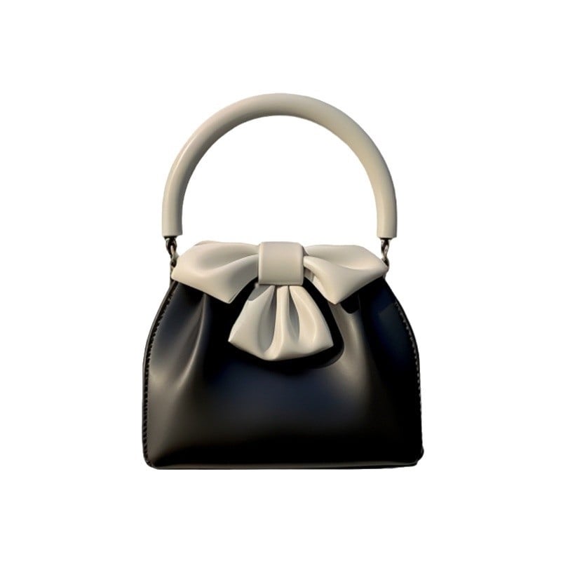 Geantă bucket PU, stil Fresh and Sweet, pentru uz zilnic, Iarna 2024