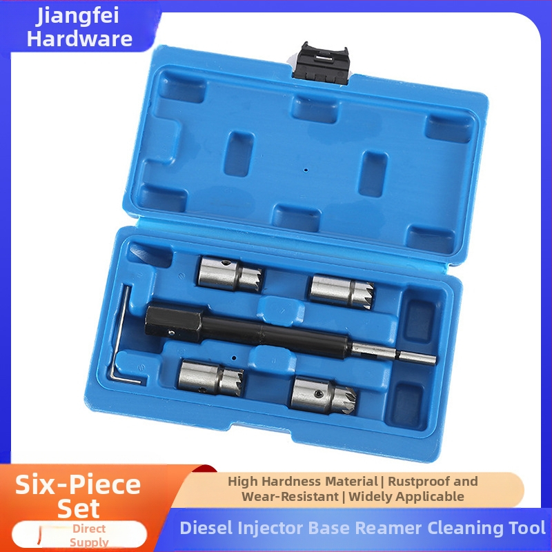 Σετ 6 τεμαχίων εργαλείων για φρεζάρισμα και καθαρισμό βάσης ψεκαστήρα ντίζελ για επισκευές αυτοκινήτων — Jiangfei Hardware
