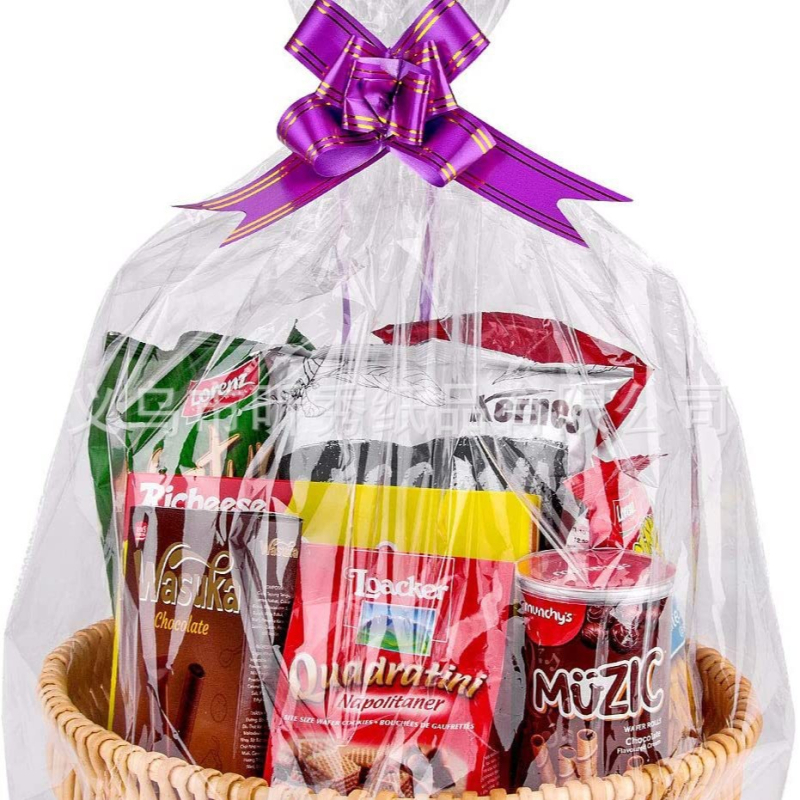 Прозрачна целофанова обвивка за опаковане на подаръци и занаяти от xinshow; персонализирана обработка, подходяща за цветя, опаковане на плодове и ръчно изработена хартия.