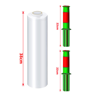 Дръжка за опаковъчно фолио (stretch wrap), вътрешен диаметър 38 мм, LDPE