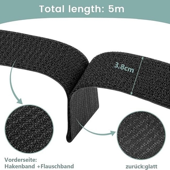 Snowboard diržai iš nailono-poliesterio 50/50 su Velcro, universalūs naudoti avalynės, kuprinių ir namų saugojimui, prekės ženklas Run Quickly