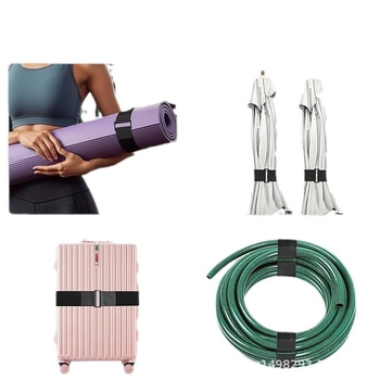 Snowboard diržai iš nailono-poliesterio 50/50 su Velcro, universalūs naudoti avalynės, kuprinių ir namų saugojimui, prekės ženklas Run Quickly