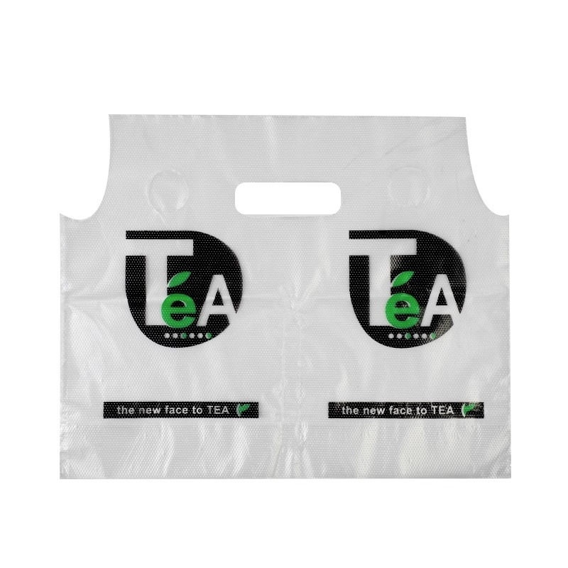 Vienkartinės plastikinės pakuočių maišeliai pieno arbatos parduotuvėms, tinkami vienam arba dviems puodeliams, PE medžiaga, talpa 301–400 ml