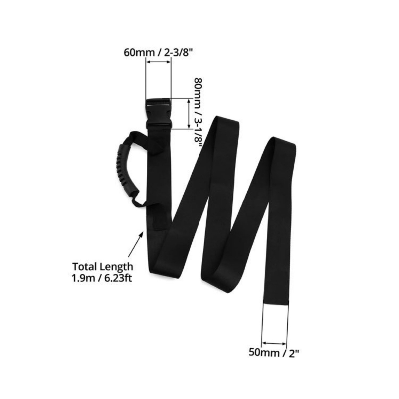 Remeni za prtljagu, podesivi remeni za pakiranje s ručkama, za ručnu prtljagu – najlon; Funkcija: Spajanje; Sezona: Ljeto 2023