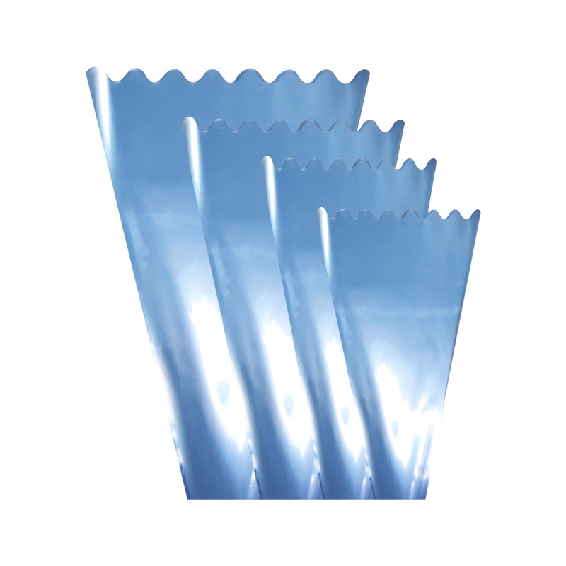 Gėlių pakuotės maišeliai su BOPP plėvele ir celofanu, viena ar kelioms rožėms, gipsofila ir lelijų puokštei, 100 vnt įpakavime, minimalistinis stilius