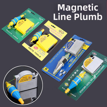 Вертикален измервателен инструмент за строителство с магнитно падащо въже, модел Magnetic wire drop, Taibao, обхват 6 м