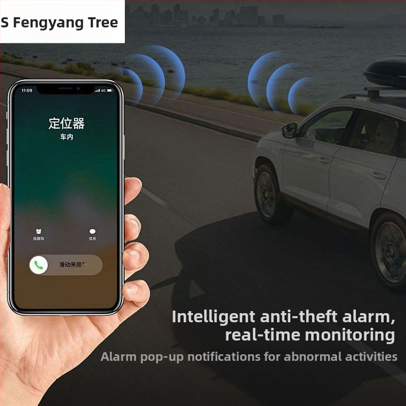 GF08 автомобилен GPS локатор с точност на позициониране 5 м; аларми: вибрация, мобилна аларма, геозона, превишена скорост; 72 ч полимерна батерия; вградена антена; карти Google, Gaode, Baidu