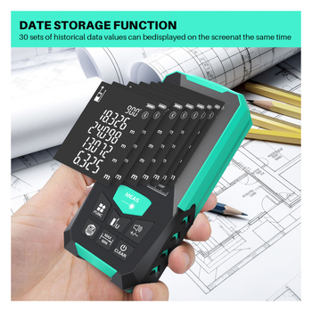 Μετρητής απόστασης λέιζερ, Trendy instrument σειρά D3, εμβέλεια 150,2 μ., αποθηκεύει έως 99 μετρήσεις