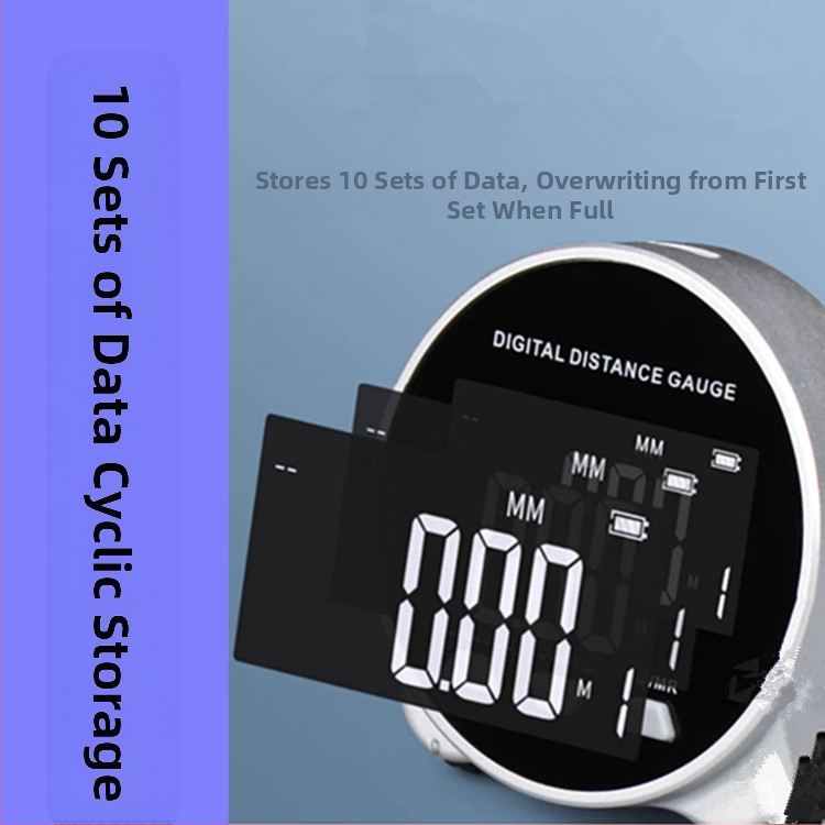 Tuomei електронен цифров ролер-измерител — радиуси и цилиндрични повърхности, прави и неравни повърхности, многофункционален измервателен инструмент