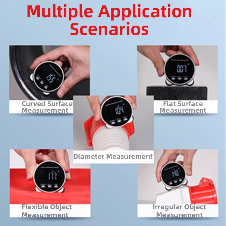 Tuomei електронен цифров ролер-измерител — радиуси и цилиндрични повърхности, прави и неравни повърхности, многофункционален измервателен инструмент