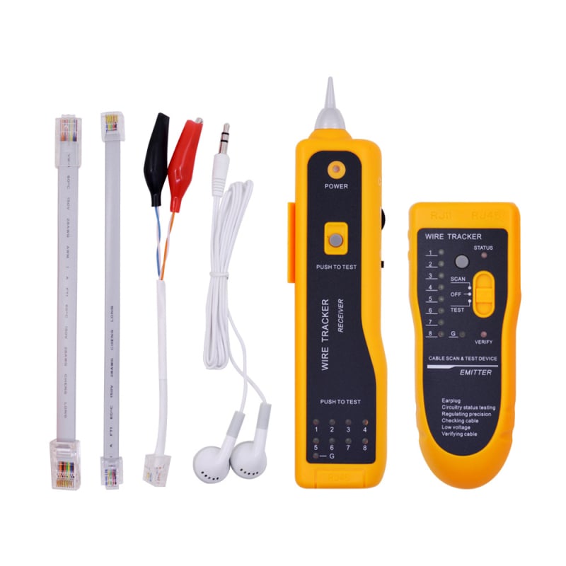 Wire Tester JW-360 (Jillway Dimensional) – измерване на проводници, отстраняване на изолация и пресоване на crystal head, поддръжка на мрежи
