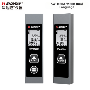 Μετρητής απόστασης λέιζερ SW-M30A από SNDWAY/Deep Dawei, υπέρυθρος λέιζερ μετρητής απόστασης, εμβέλεια 30 m, ακρίβεια ±5 mm + απόσταση/10 000