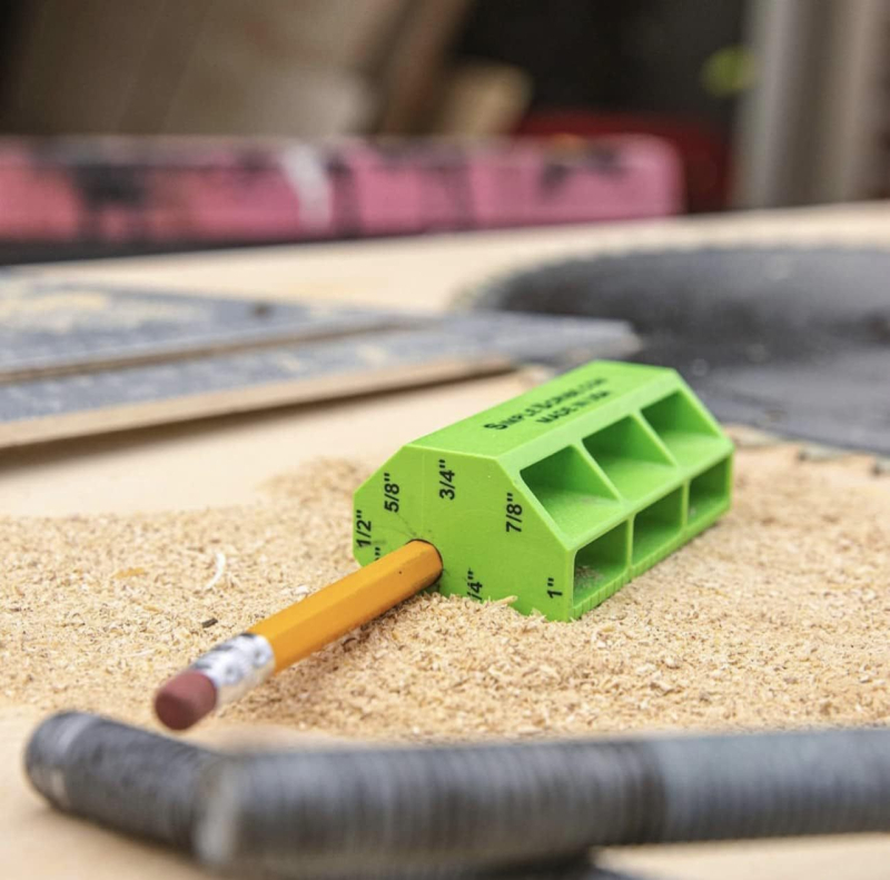 Jiaming 1319 Многофункционален дърводелски инструмент за чертане и маркиране — ABS корпус