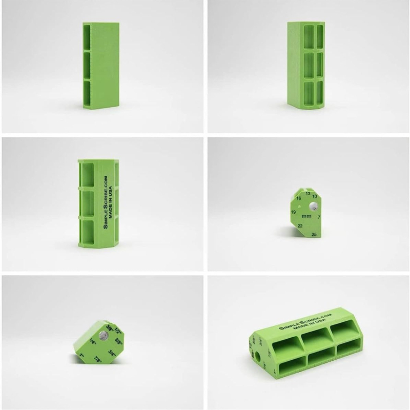 Jiaming 1319 Многофункционален дърводелски инструмент за чертане и маркиране — ABS корпус