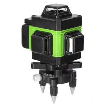 16-лъча инфрачервен лазерен нивелир, преносим, за монтаж на пода и върху стена