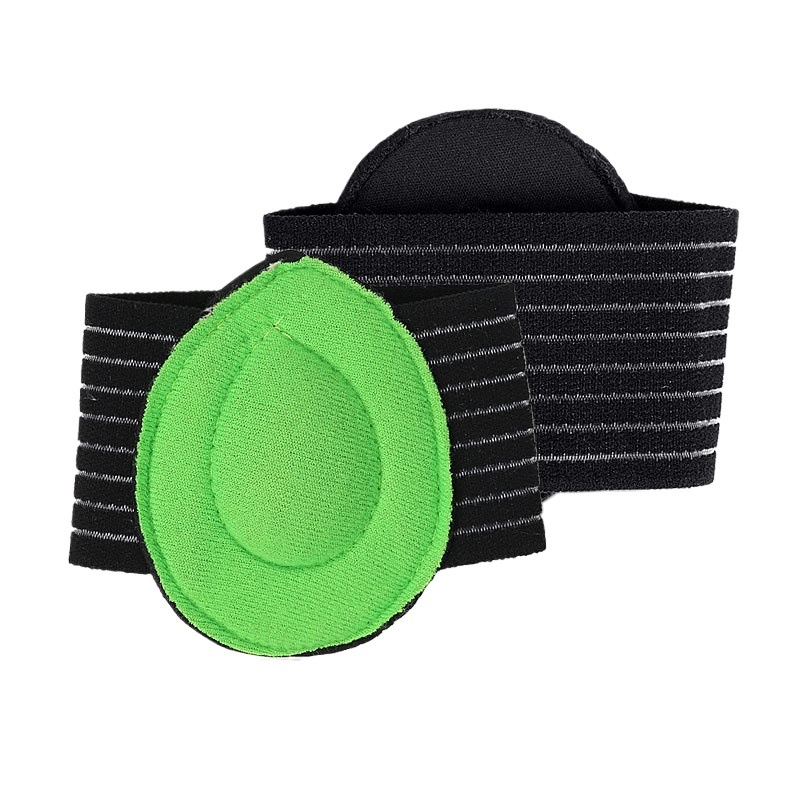 Arch Half Cushion ortopēdiska pēdas paliktnis — universāls pieaugušajiem, elastīgs adīts audums ar SBR terry, piemērots skriešanas kurpēm, ādas kurpēm un sandāļām