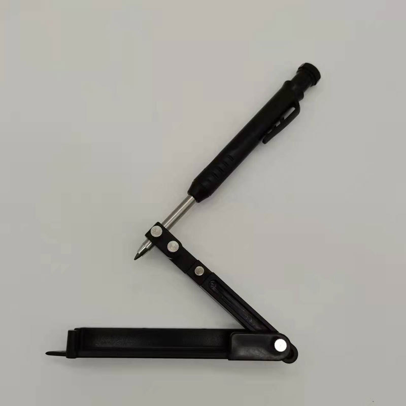 Контурна чертожна линийка за дърводелство със графити писалка – модел 96547, пластмасов корпус