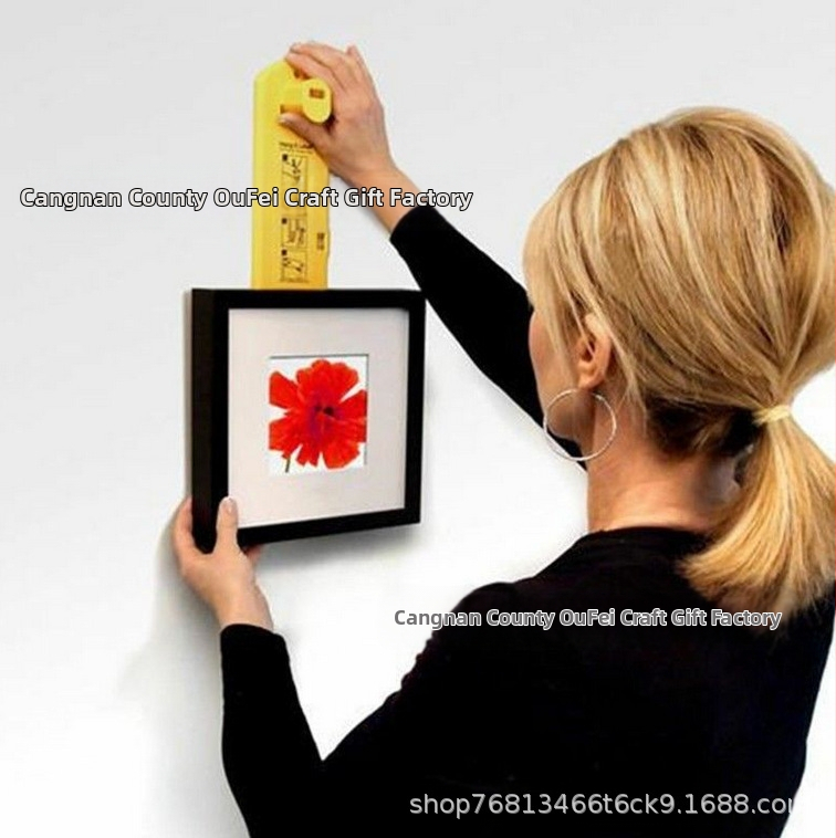 Нивелир за монтаж на рамки за снимки с позициониращ щифт – дължина 350 мм, ширина 9 см, дебелина 1 см, нетно тегло 162 г