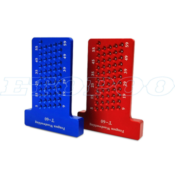 HUOTO T60 дупкова линейка – дървообработващ инструмент за чертане и маркиране, комплект 50 бр.