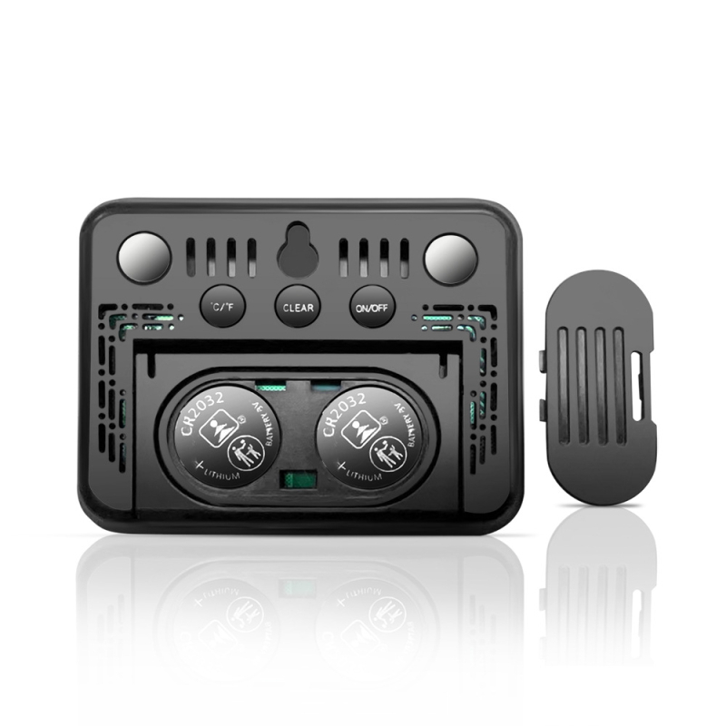 Termometru de cameră cu umiditate – memorie a temperaturii maxime/minime, rezoluție 0.1°C, Sheng hibiscus