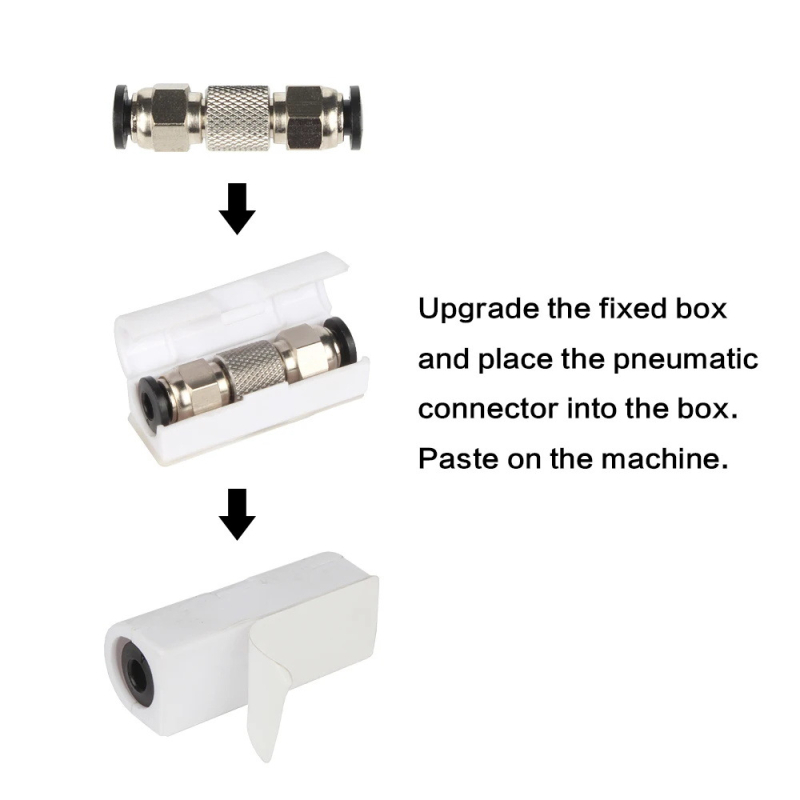 3D принтер аксесоари - PTFE тръбна връзка за подаваща тръба, Usongshine, пневматичен бързосъединител
