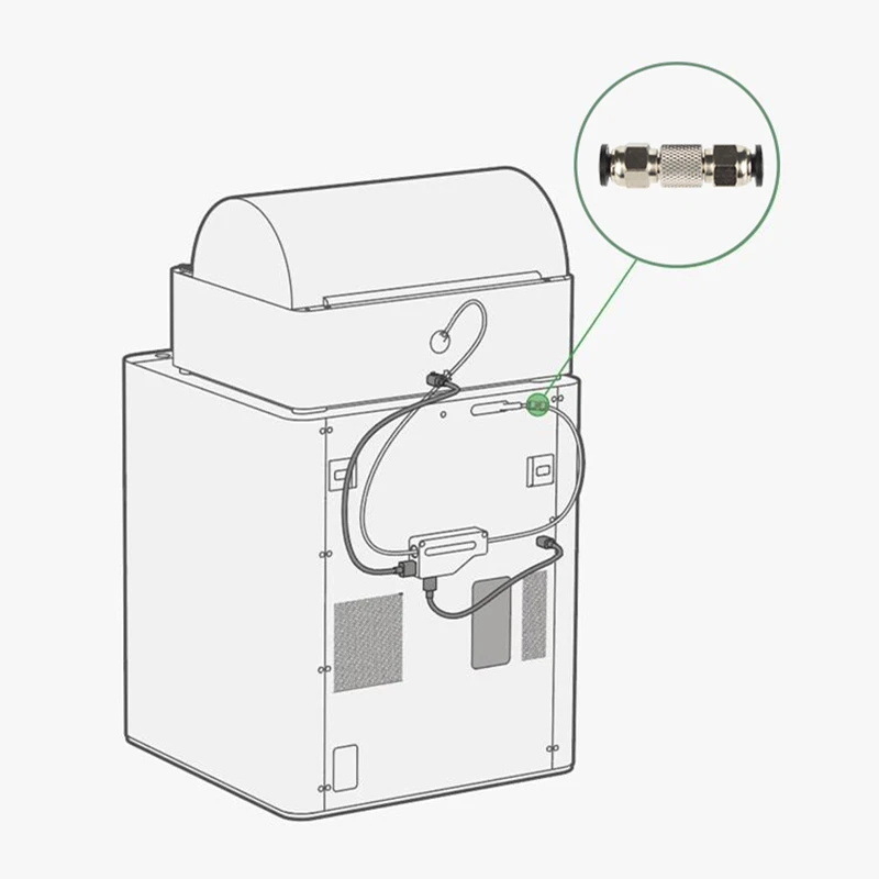 3D принтер аксесоари - PTFE тръбна връзка за подаваща тръба, Usongshine, пневматичен бързосъединител
