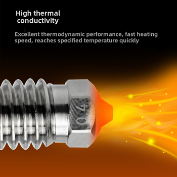 X1/P1 горещ край, биметален закален стоманен накрайник, хром-циркониев меден сплав, износоустойчив и устойчив на високи температури, печатна глава