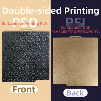 New Sharp BAMBU LAB X1 3D обновена двустранна пружинна стоманена плоча със гладък PEO и текстурирано PEI