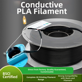 3D принтер филамент – проводим PLA, дължина 340 м, кръгло сечение, антистатично приложение и електронно екраниране