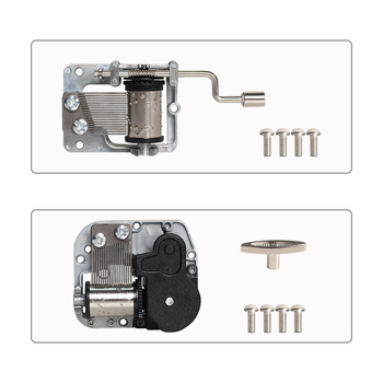 Toaiot 3D εκτυπωμένα εξαρτήματα κίνησης για μουσικό κουτί πιάνου — χειροκίνητος μηχανισμός, εξαρτήματα μοντέλου