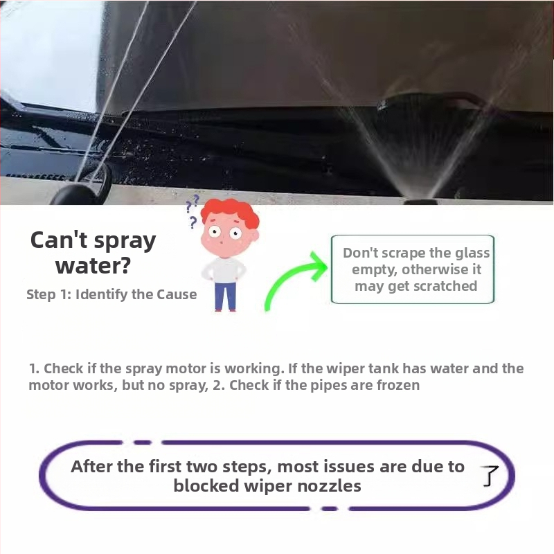 Неръждаема стомана дюзна прочистваща игла – за дюзи на спрейове, автомобилни чистачки и електрически инжекционни вентили