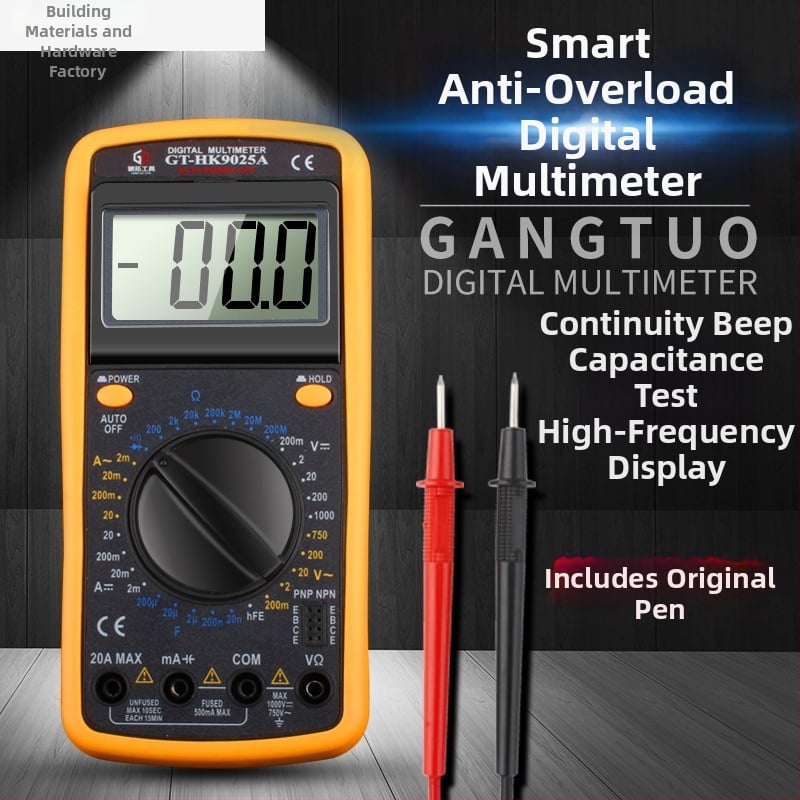 Digitalni multimetar za električne radove, visoka preciznost, automatski, za kućnu upotrebu, model GT-HK9025D