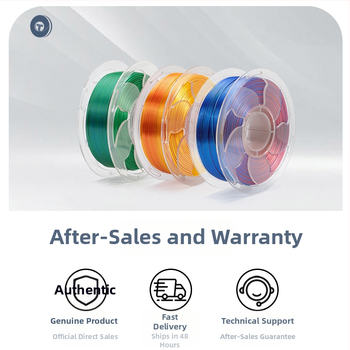 PLA нишка за 3D печат със сатенено покритие - кръгло сечение, марка Tomson Toksen 3D, редовна плътност, персонализирано опаковане, висока скорост на принтиране