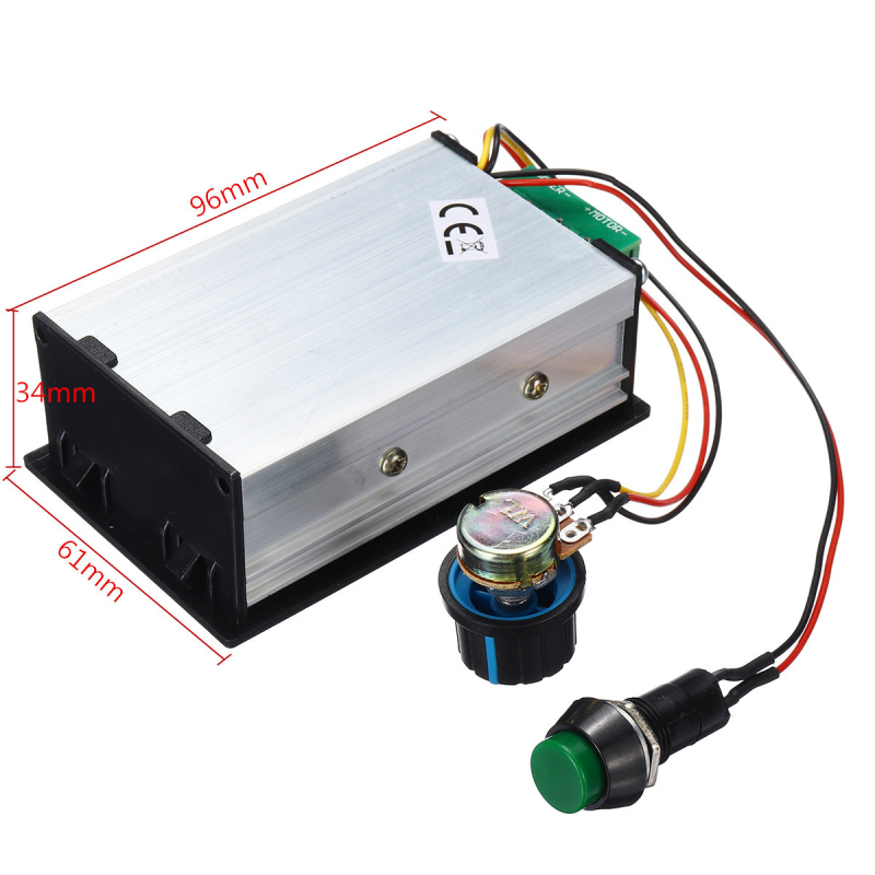 PWM контролер за скорост на DC мотора 6-60V, 30A с дисплей