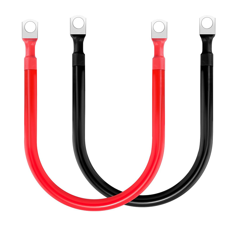 2AWG automobilių akumuliatoriaus jungiamasis laidas, gryno vario laidininkas, skerspjūvis 35 mm², kaučiuko izoliacija