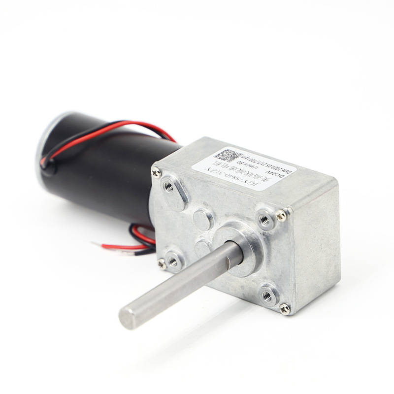 DC мотор с редуктор, D-ос, 21W, 12/24V, 58×40 мм, 90% ефективност