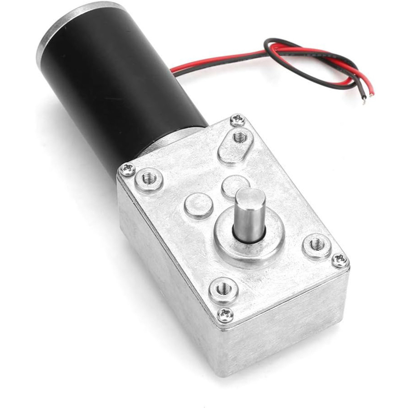 12V DC variklis su sriegiu reduktoriumi, didelis sukimo momentas, atbulinė operacija