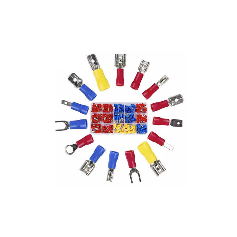 Кримп терминален комплект, в кутия, 480 бр., студено пресовани клеми за проводници, Luxury Century