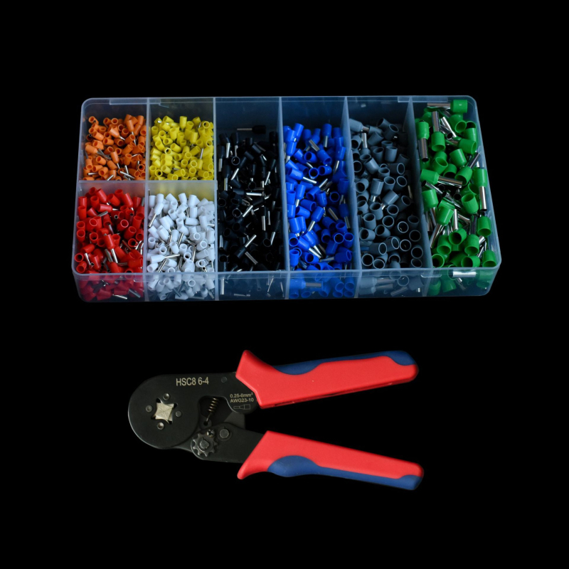 JYDQ sprogimui atsparios Europos stiliaus vamzdinių krimpavimo replės, daugiafunkcinės, crimpenimo diapazonas 0.26–7, chromo-vanadžio lydinio plienas