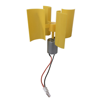 F5 függőleges tengelyű DC mikro szélturbina, aszinkron generátor, 5.5 V kimenet, rotorátmérő 100 mm, DIY tudományos készlet