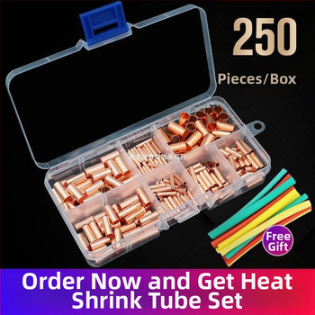 Σετ χαλκού crimp συνδετήρες για συνδέσεις καλωδίων και χαλκού σωλήνων (Model: Other)