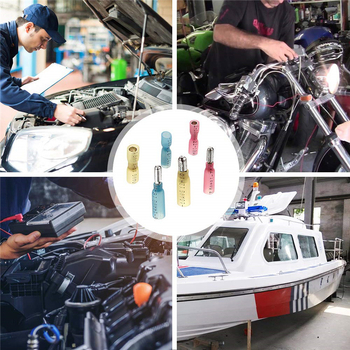 XIXIANNA BT000137 Ακροδέκτες bullet με θερμομόνωση, αρσενικοί και θηλυκοί, για ηλεκτρικές εγκαταστάσεις