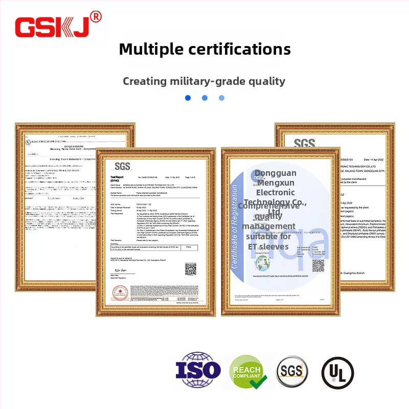 Автомобилна PET мрежеста обвивка за кабелни снопове, VW-1 огнеустойчива, -50°C до 150°C, RoHS/REACH сертифицирана, точка на топене 240°C ±10°C