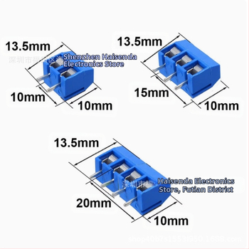 KF301-2P3P4P PCB τερματικό μπλοκ, βήμα 5,08 мм, πολυθέσεων, plug-in κιτ