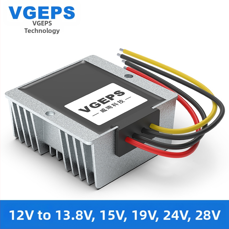 Μονάδα DC-DC boost μετατροπής, είσοδος 12V, έξοδοι 13.8/15/19/24/28V, 0–120W, -40°C έως 80°C, CE RoHS, ρυθμιζόμενη τροφοδοσία αυτοκινήτου