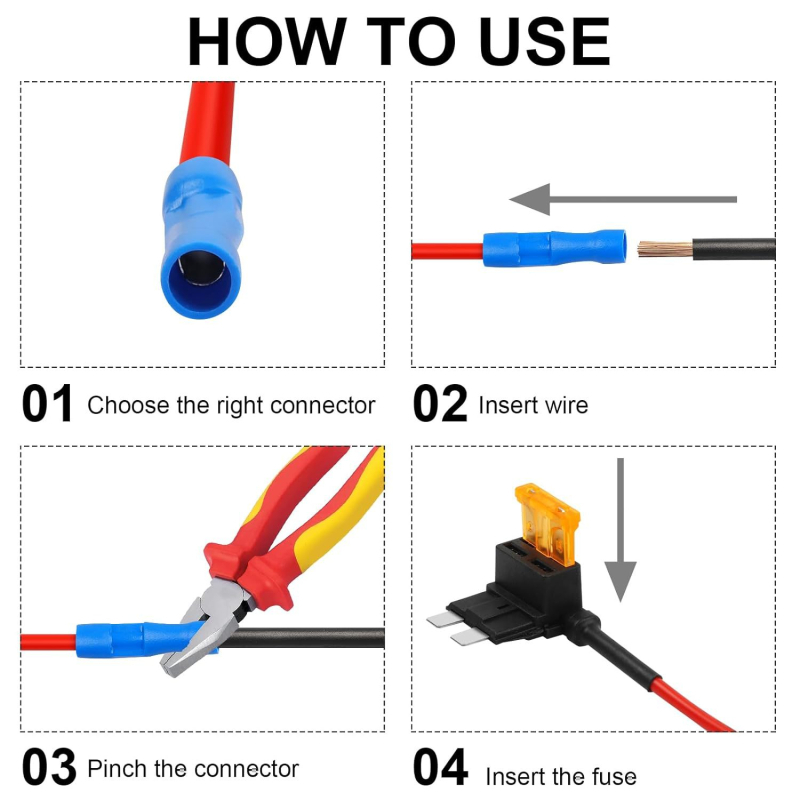 Canot ATC MINI automobilių saugiklių laikiklis, 12V, 16 vnt.