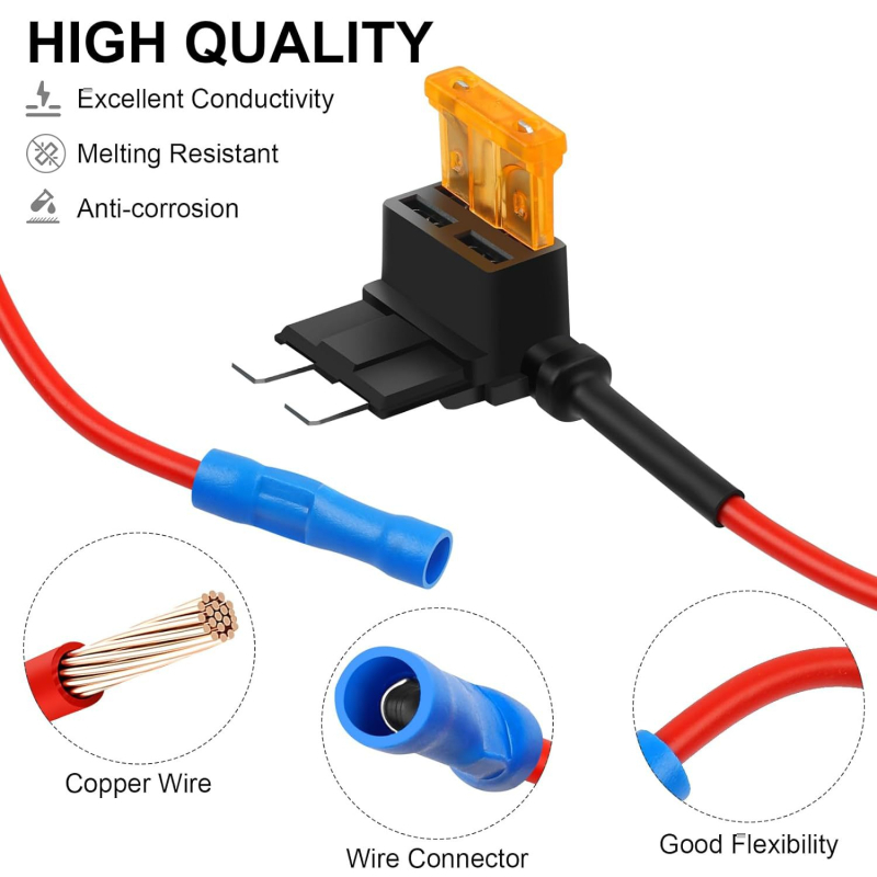Canot ATC MINI automobilių saugiklių laikiklis, 12V, 16 vnt.