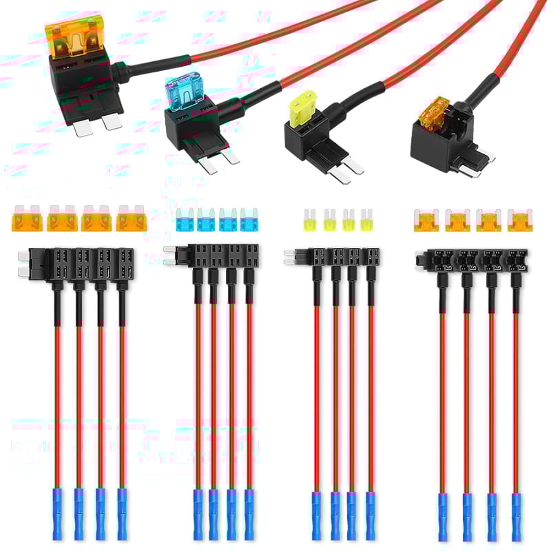 Canot ATC MINI autóba való biztosítéktartó, 12V, 16 darabos készlet